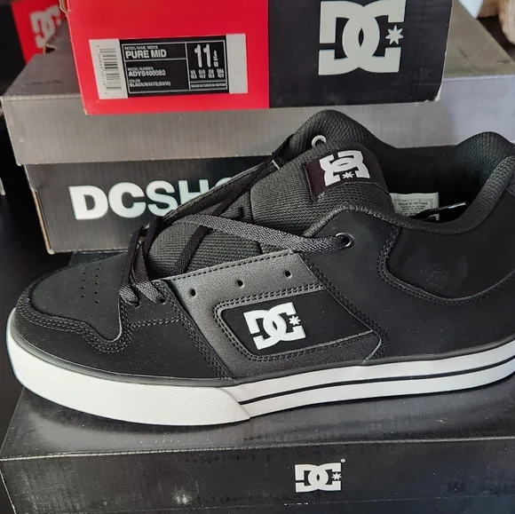DC - Men's Pure Mid Casual Skate Shoe - Size 11.5 - Picture 4 of 4